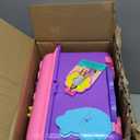 Polly Pocket Dolls, Playset and Travel Toys, 4 Dolls, 1 Vehicle, 25+ Accessories, Resort Roll Away