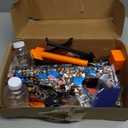 joykey 2 Set Electric Blaster, Auto Splat Blaster, 30000+, 500 Hopper, Goggles, 2 Rechargeable Battery, Outdoor Team Play Game Activities for Age 12+ Year Up