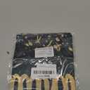 Black and Gold Happy Birthday Table Runner, 13 x 70 Inch Vintage Tablecloth Polyester Birthday Party Decorations for Home Kitchen