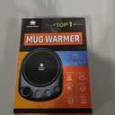 Coffee Mug Warmer - Fastest Heating & Highest Temperature, Coffee Cup Warmer for Desk Auto Shut Off, 4 Temp Settings & 1-12H Timer, Smart Electric Beverage Warmer for Coffee, Tea (Black)