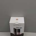 Electric Salt and Pepper Grinder Set Automatic Battery Pepper Mill Shakers Adjustable Coarseness Upgraded Larger Capacity with Led Home and Kitchen Appliances Birthday Gifts for Women Mom (Black/Black)