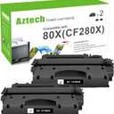80X CF280X M401n Toner Cartridge Black Replacement for HP 80X 80A CF280A