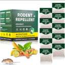 2026 New Mouse Repellent Pouches, Peppermint Oil for Rodent, Mice, Mouse, Rats, Spider, Roach, Insect Control Indoor Outdoor, Pest Deterrent Replace Trap Family & Pet Safe,10Pack