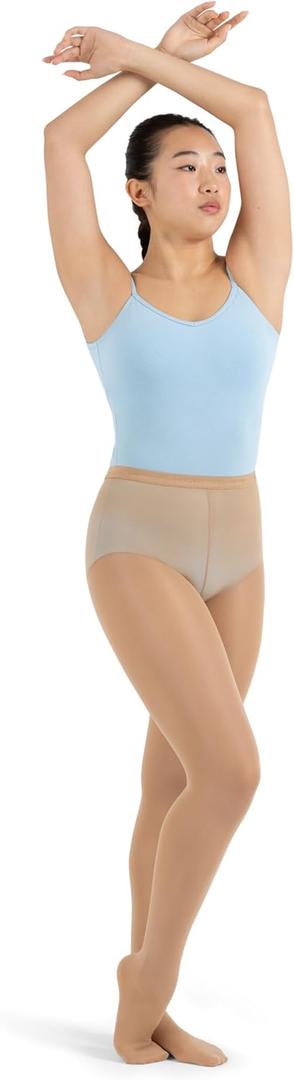 Capezio Women's Hold & Stretch Footed Tight (X-Large, Caramel)