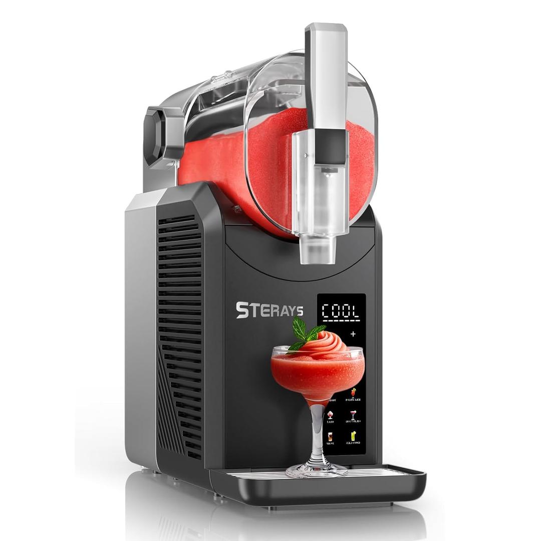 Slushie Machine, Slushy Machine for Home,6 Preset Programs, Auto Cleaning, No Ice Needed, Frozen Drink Maker for Milk Shakes, Frappe, Margarita Smoothie, Slush, and More