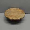 Mela Artisans Wooden Cake Stand 12 Inch | Natural Finish Mango Wood Pedestal Riser | Footed Cupcake & Dessert Stand | Multipurpose Cake Display for Home Decor | Dining Table | Pastries