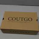 Coutgo Womens Slingback High Heels Bow Closed Pointed Toe Lace Patchwork Party Dress Shoes, Size  8.5