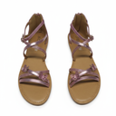 Soda Girls Sandals Open Toe Kids Summer Flat Sandals with Zipper Fashion Dress Flower Shoes for Wedding Party 4