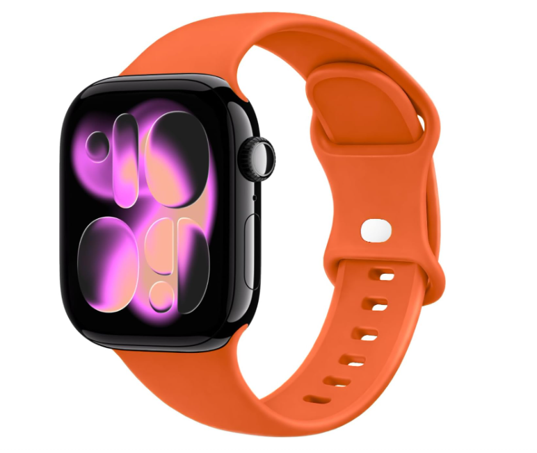 10 x STG Sport Silicone Bands Compatible with Apple Watch Band Ultra 3/2/1 49mm, Series 11/10 46/42mm, 9/8/7 45/41mm, SE 6/5/4 44/40mm, 3/2/1 42/38mm S/M M/L for Women Men