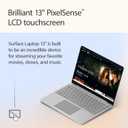 Microsoft Surface Laptop, 13-inch | Snapdragon® X Plus (8 Core) | 8GB RAM | 256GB UFS | Platinum | Windows 11 | Latest Model (1st Edition)