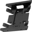 Aluminum Center Transmission Skid Plate Mount Gearbox Mount Compatible with MN128 MN86 MN86S MN86K MN86KS MN G500 1/12 RC Crawler Car (Black)