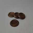 Piano Caster Cups Black Walnut Wood Caster Cups Coasters for Upright Piano