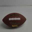 WILSON NFL Super Grip Composite Footballs (Junior size (4th-6th grade; Ages 9-12), Black/Gold)