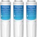 Waterdrop UKF8001 Refrigerator Water Filter 4, Replacement for Whirlpool EDR4RXD1, EveryDrop Filter 4, Maytag UKF8001AXX-750, UKF8001AXX-200, 46-9006, Puriclean II, WD-F07, 3 Filters