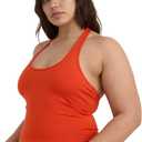 Organic Basics Women's Core Organic Cotton Halter Top (Vibrant Red), Small