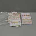 OuMuaMua Pink Rose Gold Birthday Party Decorations Set, Rose Gold Glittery Happy Birthday banner, Tissue Paper Pom, Circle Dots Garland and Tassel Garland for BDAY Party Decorations