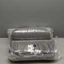 RACE LEAF Patio Chair Cushions 17x17 4 Pack, Thickened Heavy Duty Outdoor Cushions Stain & Water Resistant Non-Slip Ties Tufted (Brown)