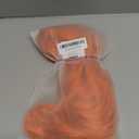 LANICE Short Bob Wigs with Bangs for Women Loose Wavy Hair Shoulder Length Orange Wigs Synthetic Colorful Wigs for Cosplay Daily Party Use (Orange, 12inch)