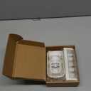 5 Slots Wall Mount Toothbrush Holder with Cover, Self Adhesive Toothbrush Storage Organizer for Shower, Toothbrush Hanger with Automatic Toothpaste Squeezer Dispenser