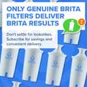 Brita Plus Water Filter, BPA-Free, High-Density Replacement Filter for Pitchers and Dispensers, Reduces 2x Contaminants*, Lasts Two Months or 40 Gallons, Includes 6 Filters