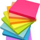 Sticky Notes 3x3 Inches,Bright Colors Self-Stick Pads, Easy to Stick for Home, Office, Notebook, 82 Sheets/pad