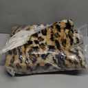 Cozy Bliss Luxury Faux Fur Throw Blanket Leopard Print, Non Shedding Double Sided Sherpa Blankets Super Soft Fluffy Thick Warm Throws Home Decor for Couch Bed Sofa Women,50"*60"Inches Brown Leopard