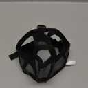 French Bulldog Muzzle, Soft Mesh Short Snout Muzzle with Mouth Opening & Enlarged Eye Holes, Allows Panting, Drinking & Feeding, Prevents Biting for Shih Tzu Pug English Bulldog (S, Black)