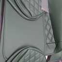 Front Car Seat Covers 2PCS,3D Design with Lumbar Support Waterproof Nappa Leather Automotive Seat Covers for SUV Truck Sedan,Universal Anti-Slip Seat Cover with Backrest ZD02 Dark Green