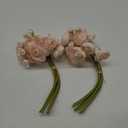 Artificial Ranunculus Flowers (18 Pieces, Pink), Silk Mini Bouquets for Home Decor, Wedding, Table Centerpiece and Bridal Shower, Faux DIY Floral Arrangements MG9