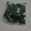 100 Pack Small Thank You Gift Bags, 4.5x1.8x3.9in Party Favor Bags Boxes with Bow Ribbon, Small Paper Gift Bags with Gold Foil Printed, Mini Candy Treat Bags for Birthday Wedding Party Holiday (Green)