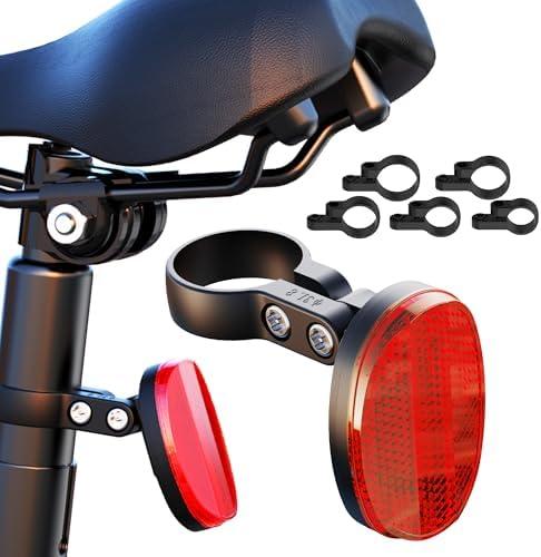 DDJ [Upgraded for Air Tag Bike Mount Hidden, Waterproof Bike for Airtag Holder, Bike Reflectors GPS Tracker Anti-Theft Bicycle Seatpost Mount for Air Tag, for Electric Bike Scooter, Mountain Bikes