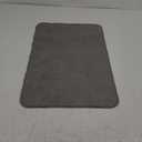 Microfiber Toilet Rug Grey 16" x 24"