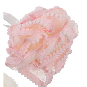 Bath Loofah Sponge Balls Shower Accessories Bath Cleaning Scrubber Soft and Gentle Exfoliating Body Scrubber Shower Skin Scrubber