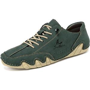 mitvr Driving Shoes for Men Casual Shoes Men Loafers Mens Fashion Shoes Comfort Sneakers Walking (10.5, Green)