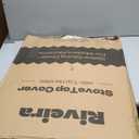 Noodle Board Stove Cover with Handles, Multiple Stove Top Cover Board for Electric/Gas Stove Top(Retro Brown)