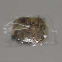 CJL HAIR Messy Bun Hair Piece Curly Hair Bun Extensions with Straight Tails Synthetic Hair Scrunchies Ponytail Hairpieces for Women Brunette/Butter Blonde