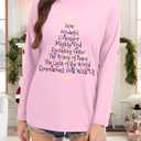 DUTUT Women's Christmas Tree Graphic Tee: Cute Xmas Lights T-Shirt, Merry Christmas Holiday Top S