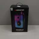 Monster Sparkle Bluetooth Speaker Loud, 120W Peak Portable Speaker with Powerful Sound and Heavy Bass, Full-Screen Colorful Lights, 24H Playtime, AUX, USB Playback, Waterproof