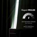 MIULEE Velvet Curtains 84 inches 2 Panels - Luxury Blackout Curtains for Bedroom Living Room Thermal Insulated Super Soft Window Drapes Rod Pocket & Back Tab, Olive Green, W52 x L84 inches
