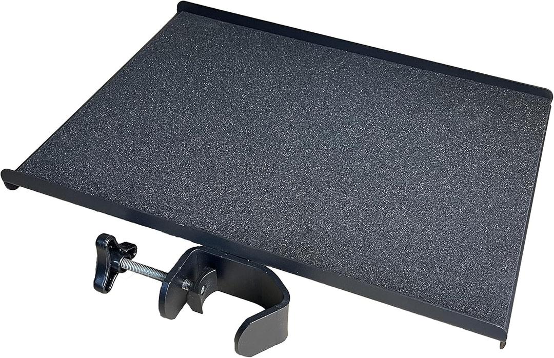 Universal Tripod Tray - Mic, Projector, Laptop, Outdoor TV & Speaker Stand