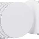 NBEADS 12 Pcs Round Painting Canvas Panels, Blank Canvas Drawing Boards for Oil & Acrylic Painting Students Artist Hobby Painters and Beginners, 15cm in Diameter