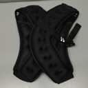 Weighted Vest for Women & Men with Reflective Stripe and Adjustable Buckle, Comfortable & Durable Rucking Vest for Walking, Running & Strength Training (10 lb, Black)