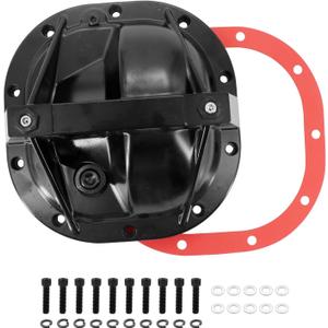 Rear Billet Aluminium Alloy 8.8" Differential Cover for Ford Mustang Rear Ends with 10 Bolts