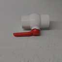 3Inch PVC Ball Valve Water Pipe Shut-off Valve Socket with Red T-Handle for Cold Water Supply lines, Irrigation Pipe fitting System(Socket x Socket), 3" PVC Water Shut-off Valves Fitting, SCH40