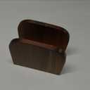 ALELION Acacia Wood Napkin Holder for Table, Wooden Upright Napkin Holders for Kitchen, Standing Napkin Dispenser for Kitchen Dining Room Party Cocktail Outdoor Use