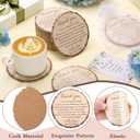 100 Sets Wedding Favors for Guests Cork Coasters Bulk Thank You Cards Organza Bags Wood Coaster Rustic Wedding Gift Bridal Shower Party Favors