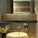 COLAMO 16.4FT Black Peel and Stick Trim Caulk Strip,Flexible Self Adhesive Moldings & Trims for Wall/Mirror/Ceiling/Window and Door Frame,Stick on Backsplash Tile Trimming,Side Body Trim