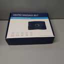 Cordless Heating Pad for Back Pain Relief, Heated Back Belt Abdomen Warmer Lumbar Support, Lumbar Massaager with Heat (Gray)