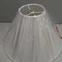 White Linen 8 Inch Empire Clip on Replacement Lampshade (5x8x6.5)