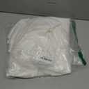 MYSKY HOME White Linen Sheer Curtains 63 inch length Light Filtering Semi Sheer Curtains for Bedroom Short Window Treatment Privacy Protect Drapes Set, Back Tab Boho Farmhouse Soft, 50" Wide, 2 Panels